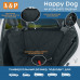 Автогамак Happy Dog (Хэппи Дог). На 1/3 заднего сиденья. С усилением бортов пластиком. 