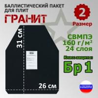 Баллистический пакет для плит "Гранит". Размер 2. Класс защитной структуры Бр 1.