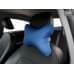 Подушка-косточка автомобильная под шею. Средняя. Рогожка. 