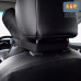 Подушка-косточка автомобильная под шею. Большая. Экокожа. 